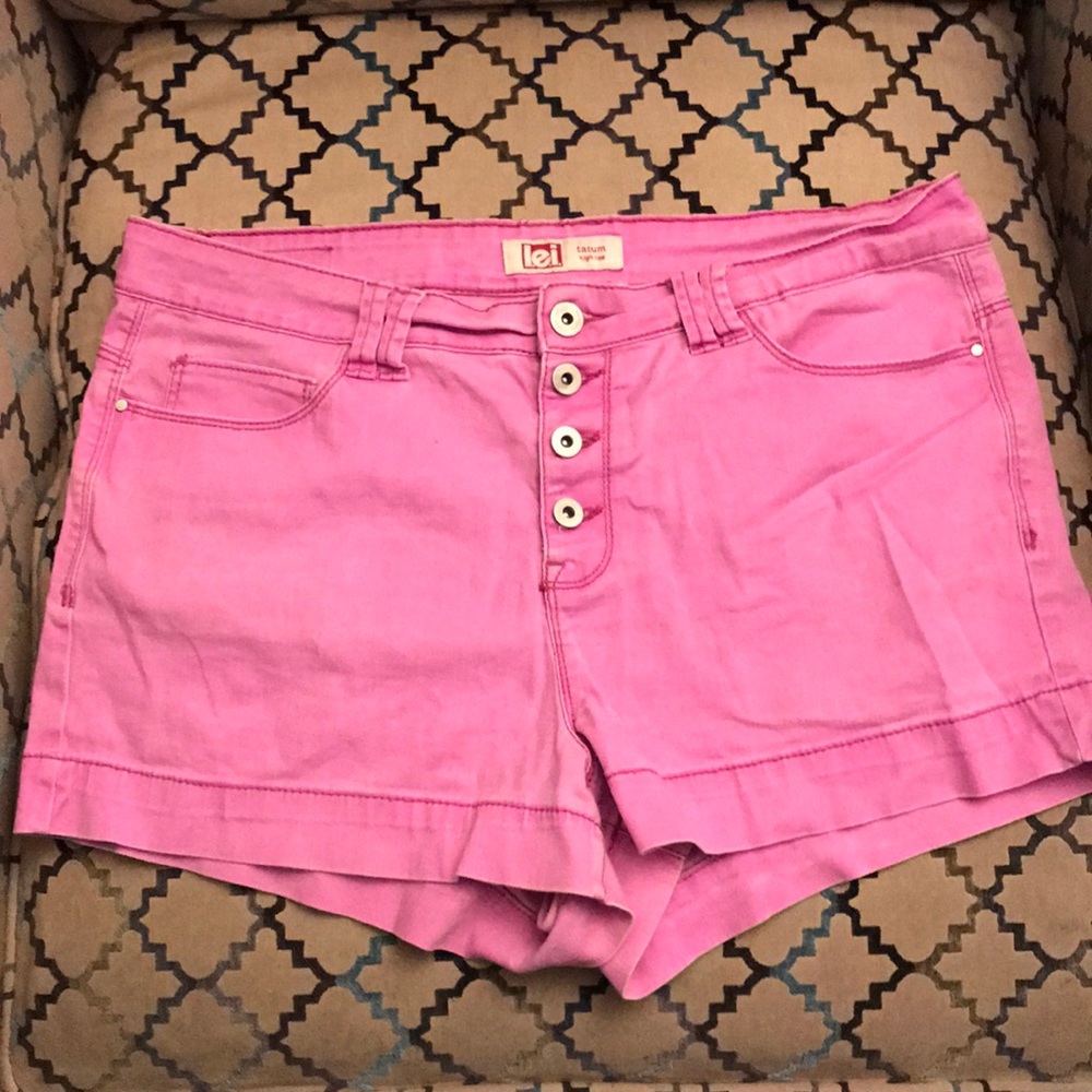 High Rise Shorts, Size 13, & Pink Color